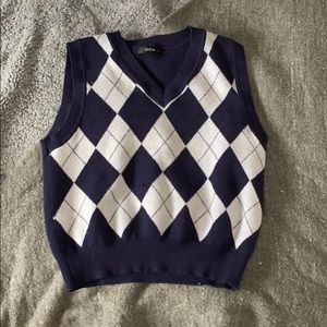 Sleeveless sweater vest